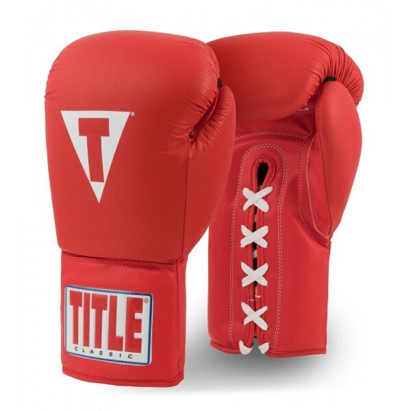 

Перчатки боксерские Title Classic Originals Leather Training Gloves Lace 2.0 (FP-8372-V) - красные, 16 oz