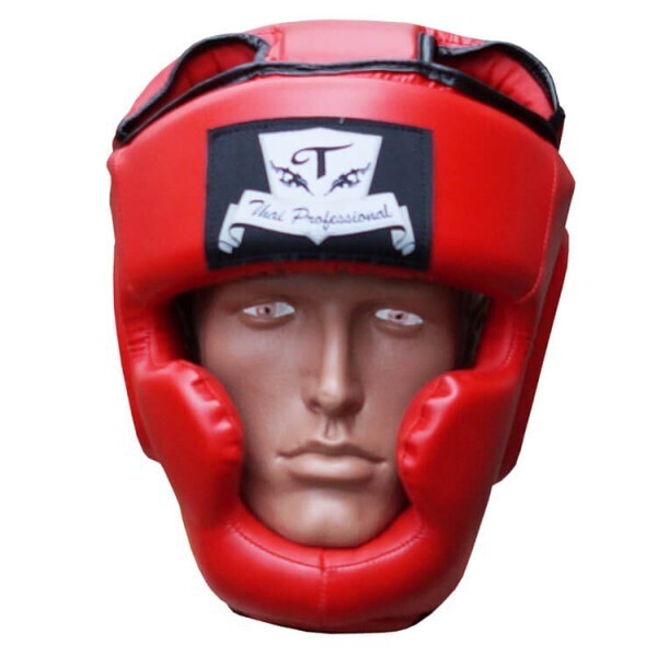 

Шлем боксерский Thai Professional HG3T (FP-819-V) - красный, XL