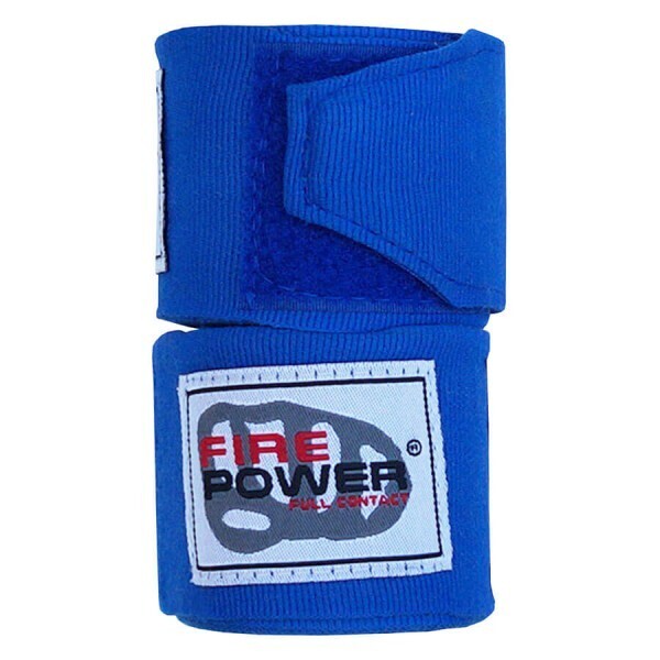 

Бинты боксерские эластичные FirePower FPHW3 Синие, 2 шт. по 5,5 м