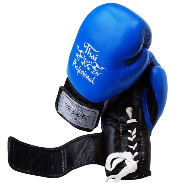 

Перчатки боксерские Thai Professional BG5VL (FP-3250-V) - синие, 10 oz
