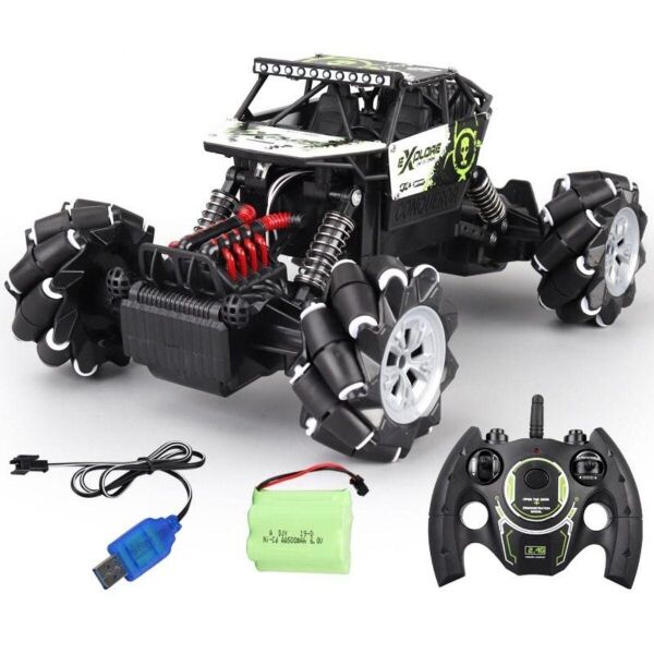 

Игрушечная трюковая машинка Run Inclinet Drift 4WD для дрифта под углом 90 градусов на радиоуправлении зеленая