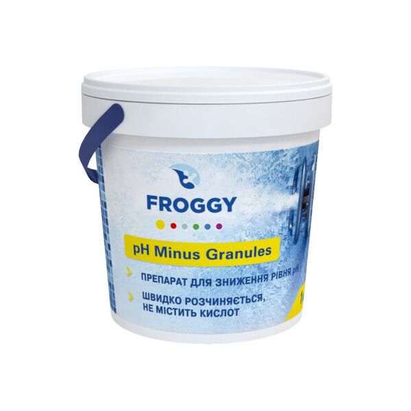 

FROGGY рН- Minus Granules - препарат для понижения уровня рН 1 кг.