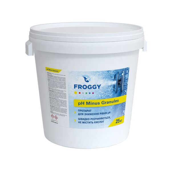 

FROGGY рН- Minus Granules - препарат для понижения уровня рН 25 кг.