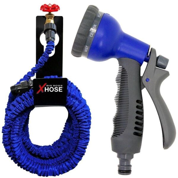 

Компактный садовый шланг X-HOSE для полива с водораспылителем 37.5m, гибкий поливочный шланг Икс Хоз