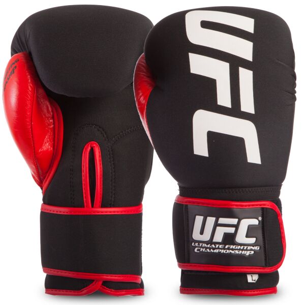 

Перчатки боксерские PU на липучке UFC Ultimate Kombat красные, 12 oz (L)