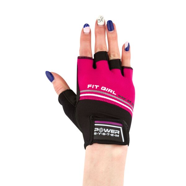 

Перчатки для фитнеса Power System Fit Girl Evo Pink (PS_2920_Pink) S