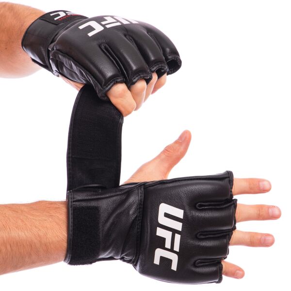 

Перчатки для смешанных единоборств MMA кожаные UFC Pro UHK-69911 черные, XL