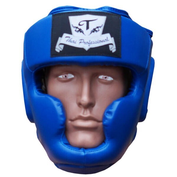 

Шлем боксерский Thai Professional HG3L (FP-814-V) - синий, L