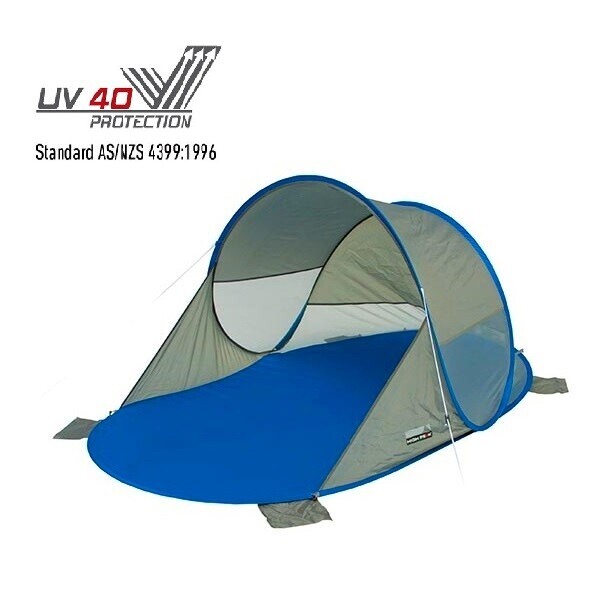 

Палатка пляжная четырехместная High Peak Calvia 40 Blue/Grey (926282)