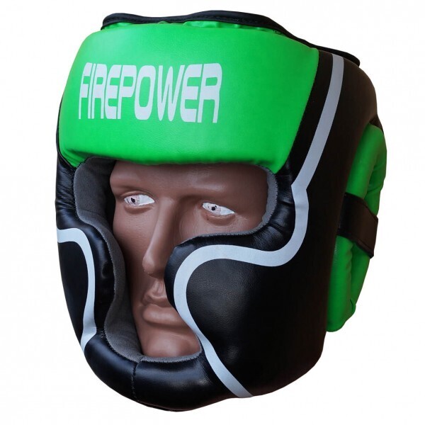 

Шлем боксерский FirePower FPHGA5, салатовый - S