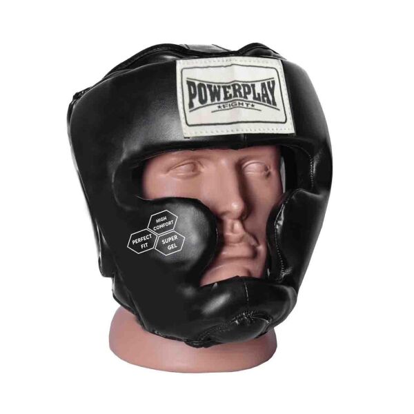 

Шлем боксерский тренировочный PowerPlay 3043 (PP_3043_Black - черный, XS