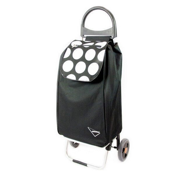 

Сумка-тележка Aurora Rio 50 Black/White Pois