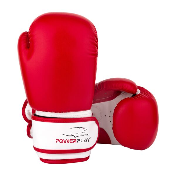 

Перчатки боксерские PowerPlay 3004 JR (PP_3004JR_Red/White) - красно-белые, 6oz