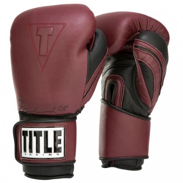 

Перчатки боксерские TITLE Boxing Ali Authentic Leather Training (FP-8461-V), 18 oz