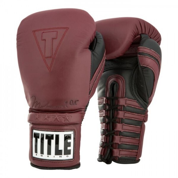 

Перчатки боксерские TITLE Boxing Ali Authentic Leather Lace Training (FP-8458-V), 14 oz