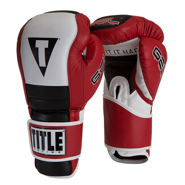 

Перчатки боксерские Title Boxing Gel Rush Training (FP-2945-V) - красные, 16 oz