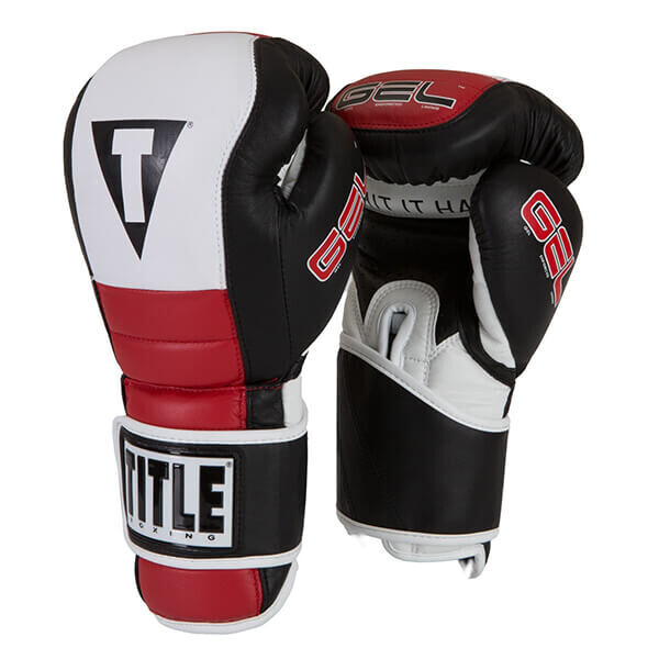 

Перчатки боксерские Title Boxing Gel Rush Training (FP-2942-V) - черные, 18 oz