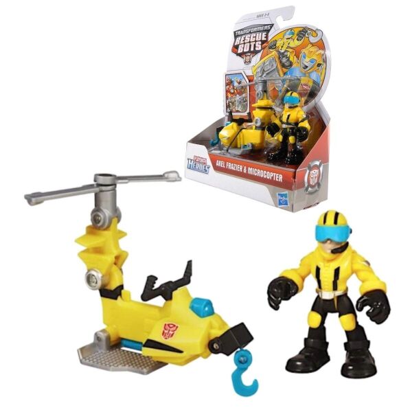 

Детская игровая фигурка Hasbro Аксель Фрейзер с микрокоптером Боты спасатели AxelMicrocopter Rescue Bots