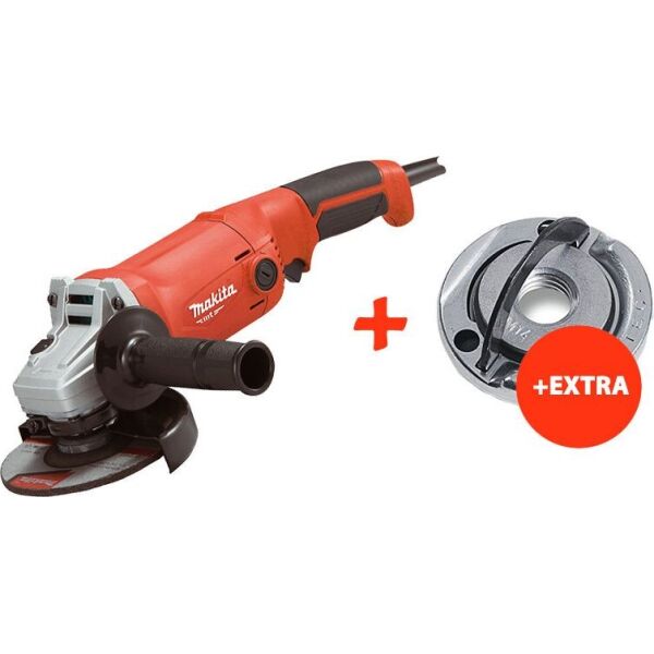 

Угловая шлифмашина Makita M9002 + бесключевая гайка для УШМ 115 -150 мм (M9002Q1)