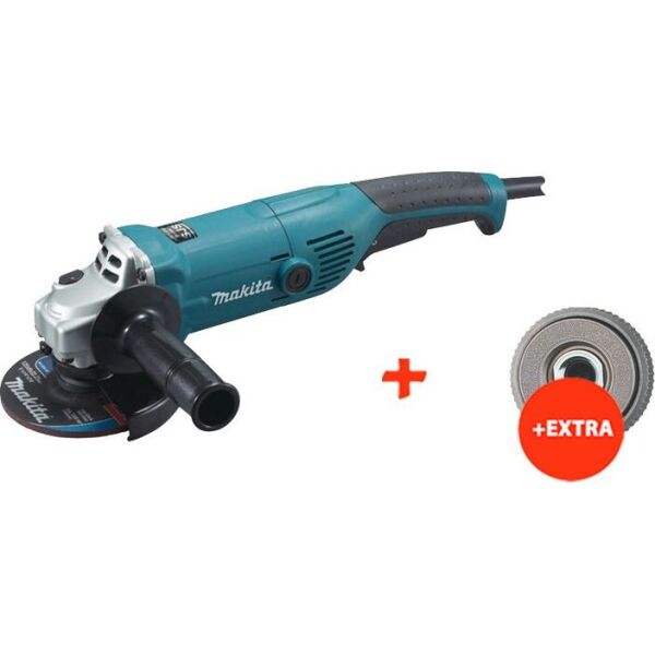 

Угловая шлифмашина Makita GA5021C + быстрозажимная гайка Metabo Quick большая (GA5021CQ)