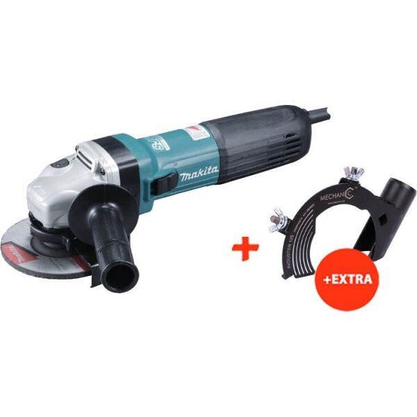 

Угловая шлифмашина Makita GA5041C + защитный кожух от пыли Mechanic Air Duster 125 мм (GA5041CX)