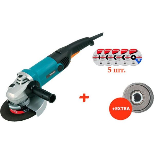

Угловая шлифмашина Makita GA7010C + зачистной диск по металлу + быстрозажимная гайка (GA7010CQ-D-18471(5))