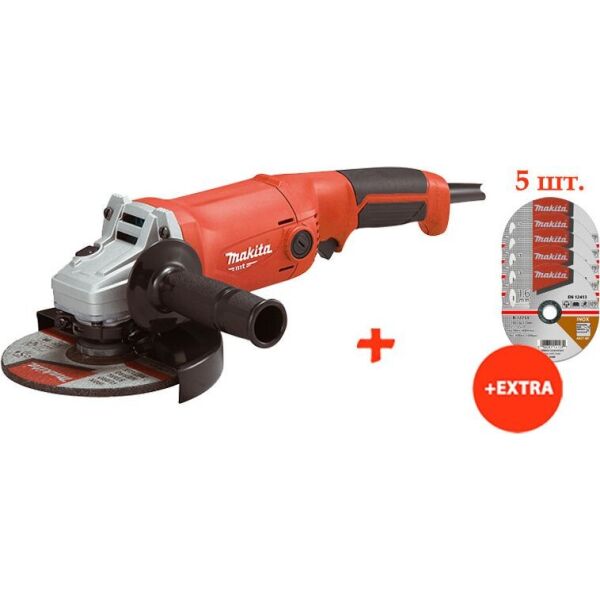 

Угловая шлифмашина Makita M9003 + отрезной диск по нержавейке Makita 150х1,6 60Т (M9003-B-12251(5))