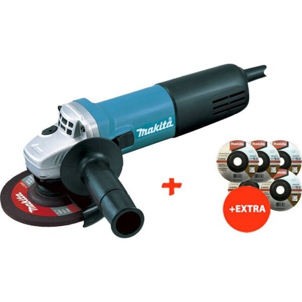 

Угловая шлифовальная машина Makita 9558HNG + 5 зачистных диска по нержавеющей стали (9558HNG-A-80656(5))