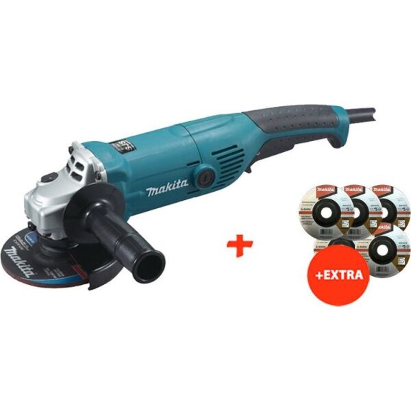 

Угловая шлифмашина Makita GA5021 + 5 зачистных диска по нержавеющей стали Makita 125 мм (GA5021-A-80656(5))