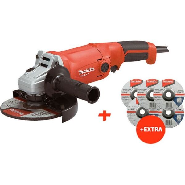 

Угловая шлифмашина Makita M9003 + 5 шлифовальных диска по металлу Makita (M9003-A-84981(5))