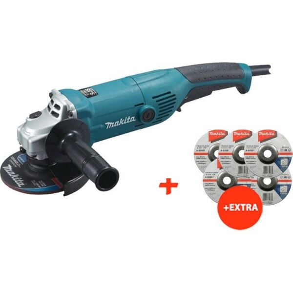 

Угловая шлифмашина Makita GA6021 + 5 шлифовальных диска по металлу Makita (GA6021-A-84981(5))