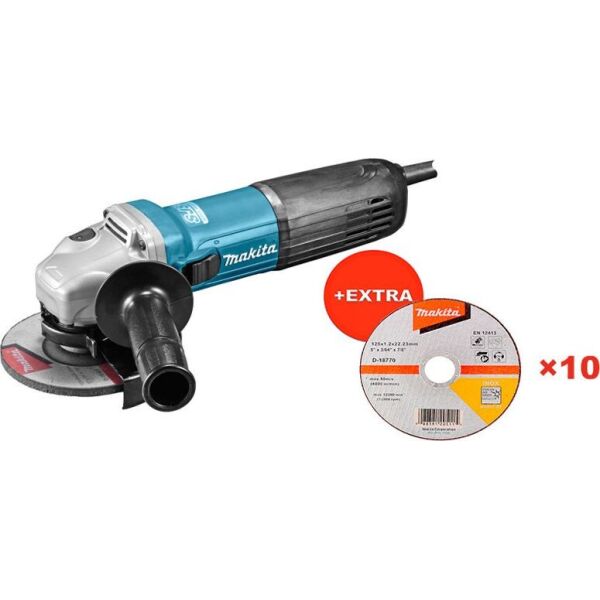 

Угловая шлифмашина Makita GA5040C + отрезной диск по нержавейке 10 шт (GA5040C-D18770(10))