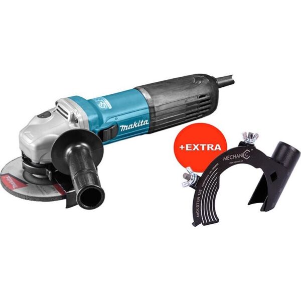 

Угловая шлифмашина Makita GA5040C + насадка для пылеудаления (GA5040CX)