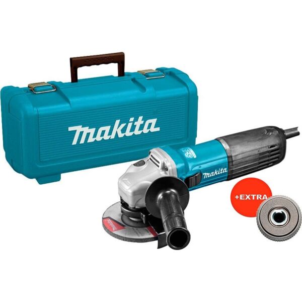 

Угловая шлифмашина Makita GA5040C с кейсом + быстрозажимная гайка (GA5040CKQ)