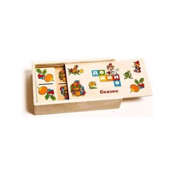 

Деревянная игрушка Домино MD 0017 (Сказки)