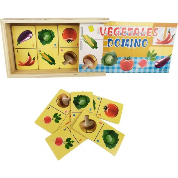 

Деревянная игрушка Домино MD 2198 (Овощи)