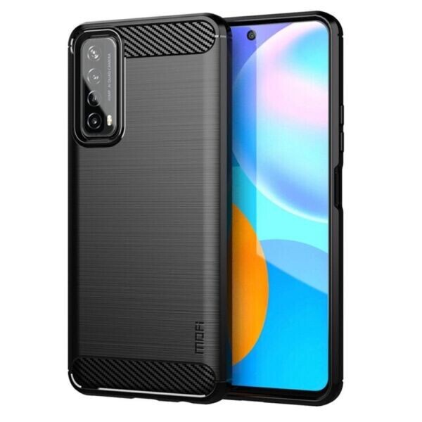 

Силиконовый (TPU) чехол MOFI Carbon Fiber для Huawei P Smart 2021 - Black