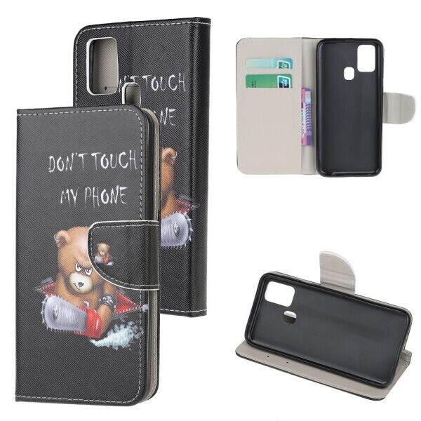 

Чехол-книжка Deexe Color Wallet для OnePlus Nord N100 - Bear