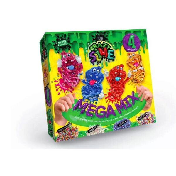 

Безопасный образовательный набор для проведения опытов Crazy Slime 4в1 SLM-03