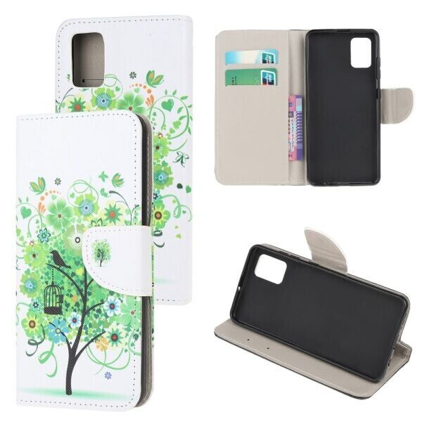 

Чехол-книжка Deexe Color Wallet для Xiaomi Poco M3 - Green Tree