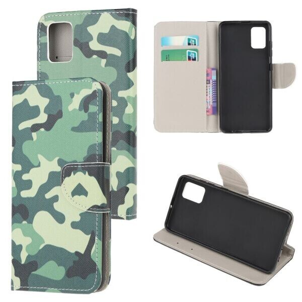 

Чехол-книжка Deexe Color Wallet для Xiaomi Poco M3 - Camouflage Pattern