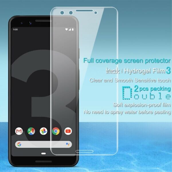 

Комплект защитных пленок IMAK Full Coverage Hydrogel Film Google Pixel 3