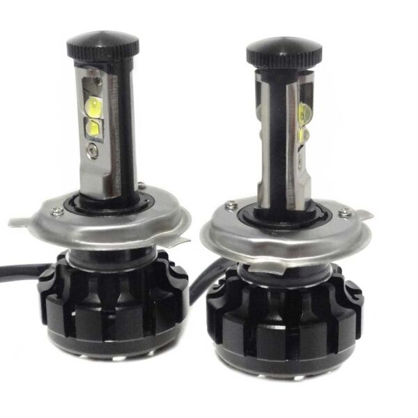 

Светодиодные лампы LED Sho-Me G1.4 H4 6000k 5000Lm 12-24v 40w/50w