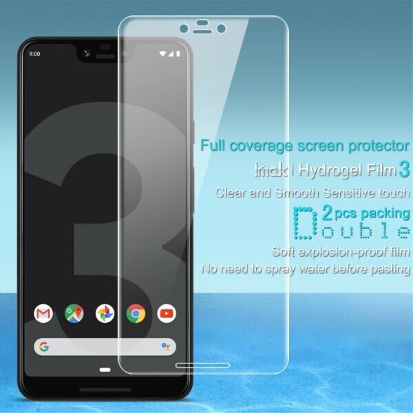 

Комплект защитных пленок IMAK Full Coverage Hydrogel Film Google Pixel 3 XL