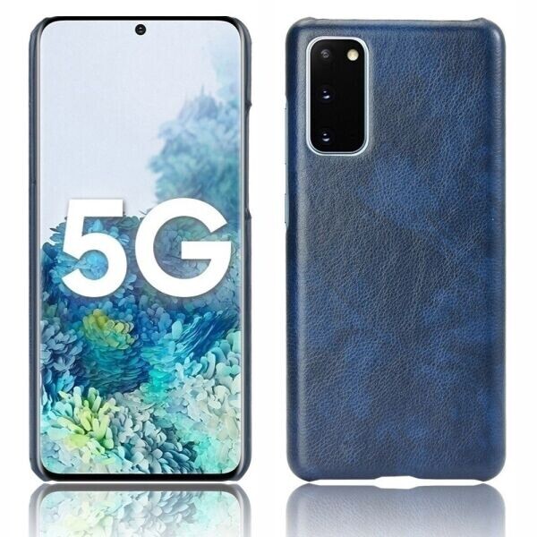 

Защитный чехол Deexe Leather Back Cover для Samsung Galaxy S20 FE (G780) - Blue