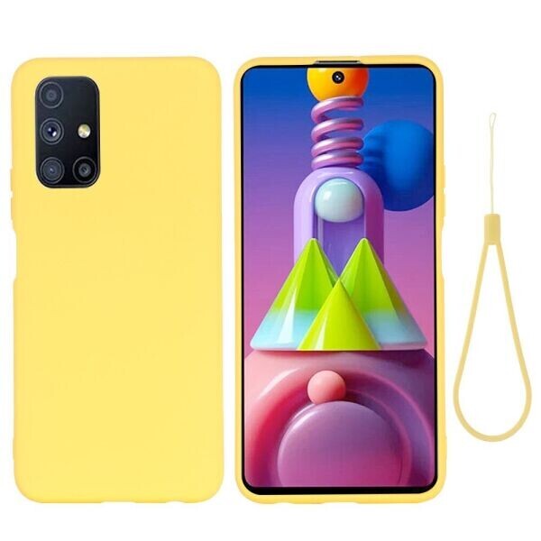 

Защитный чехол Deexe Silicone Case для Samsung Galaxy M51 (M515) - Yellow