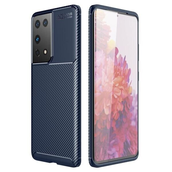 

Защитный чехол Deexe Fusion для Samsung Galaxy S21 Ultra - Blue