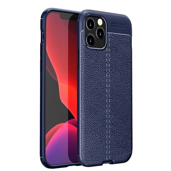 

Защитный чехол Deexe Leather Cover для Apple iPhone 12 Pro Max - Blue