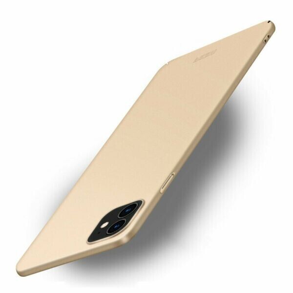 

Пластиковый чехол MOFI Slim Shield для Apple iPhone 12 / iPhone 12 Pro - Gold