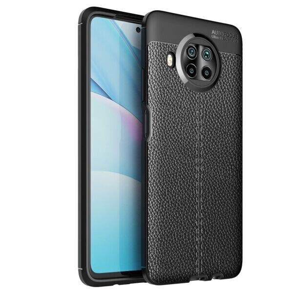 

Защитный чехол Deexe Leather Cover для Xiaomi Mi 10T Lite - Black